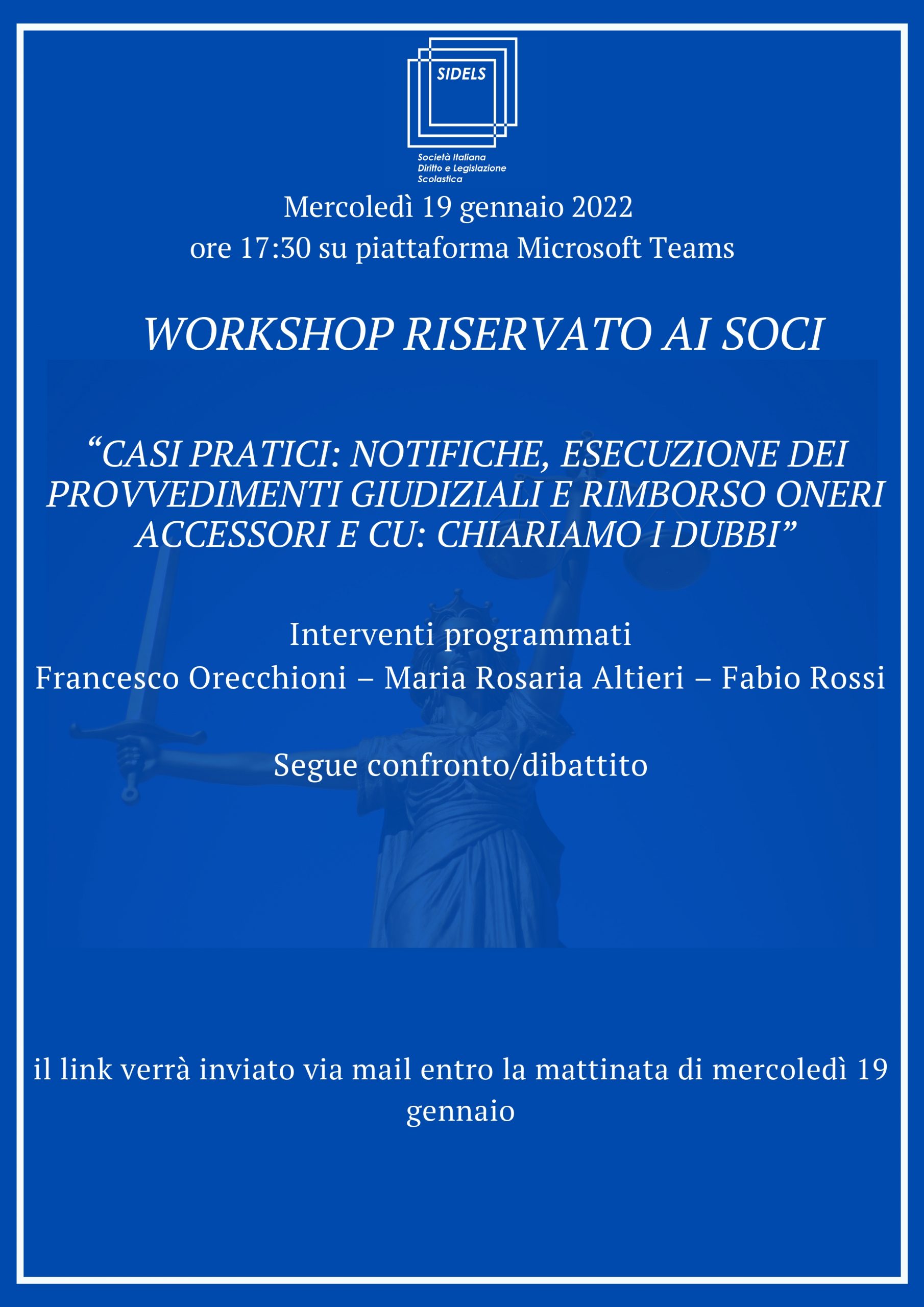 Workshop riservato ai soci